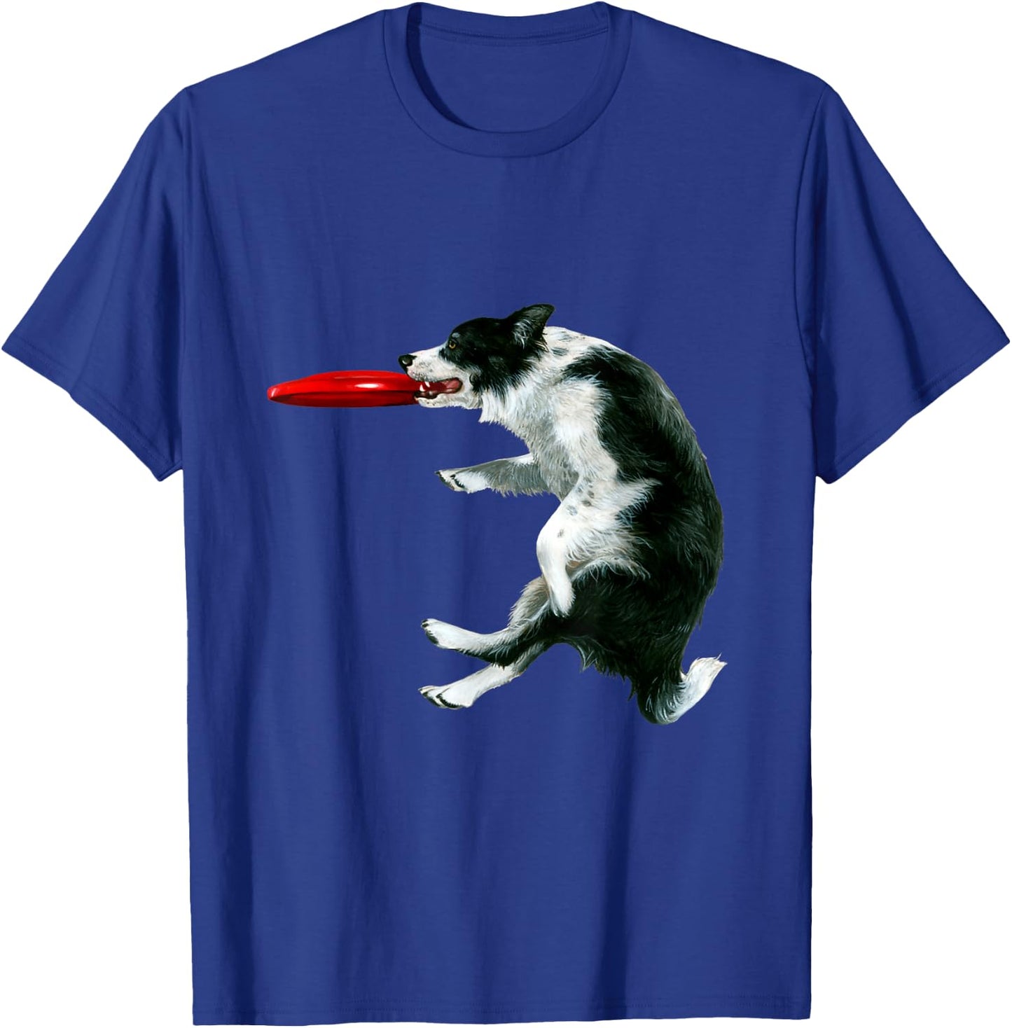 Frisbee Catch Border Collie Shirt T-Shirt - T-Shirt | Royal