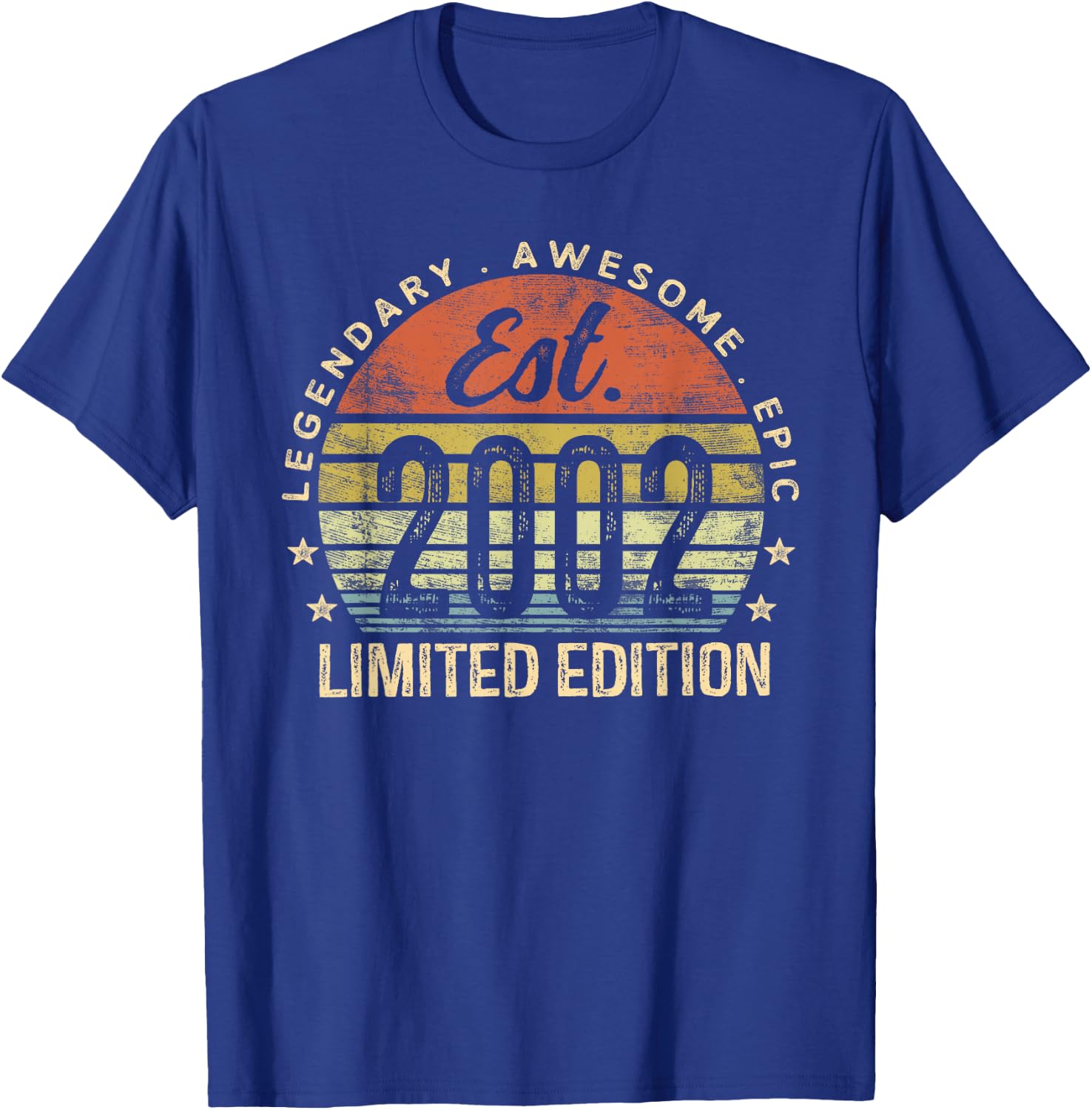 Est 2002 Limited Edition 23rd Birthday Gifts 23 Year Old T-Shirt - T-Shirt | Royal