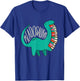 Dinosaur Readosaurus, Books T-Shirt - T-Shirt | Royal