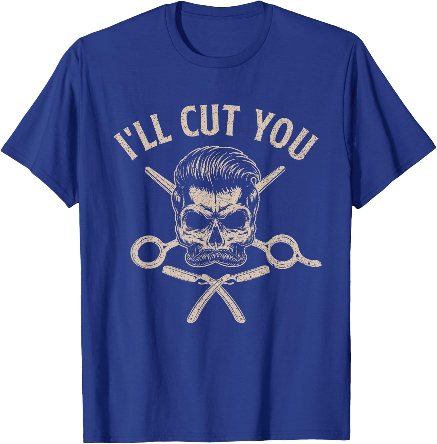 Best Barber Art Women Hairstyling Tools Barbershop T-Shirt - T-Shirt | Royal