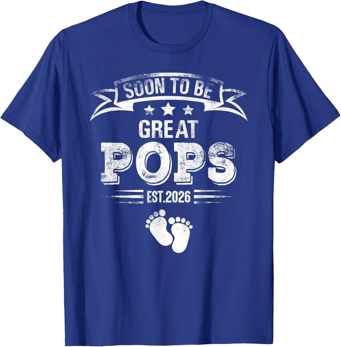 Soon to be great Pops est. 2026 Expecting Father T-Shirt - T-Shirt | Royal
