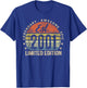 Est 2001 Limited Edition 24th Birthday Gifts 24 Year Old T-Shirt - T-Shirt | Royal