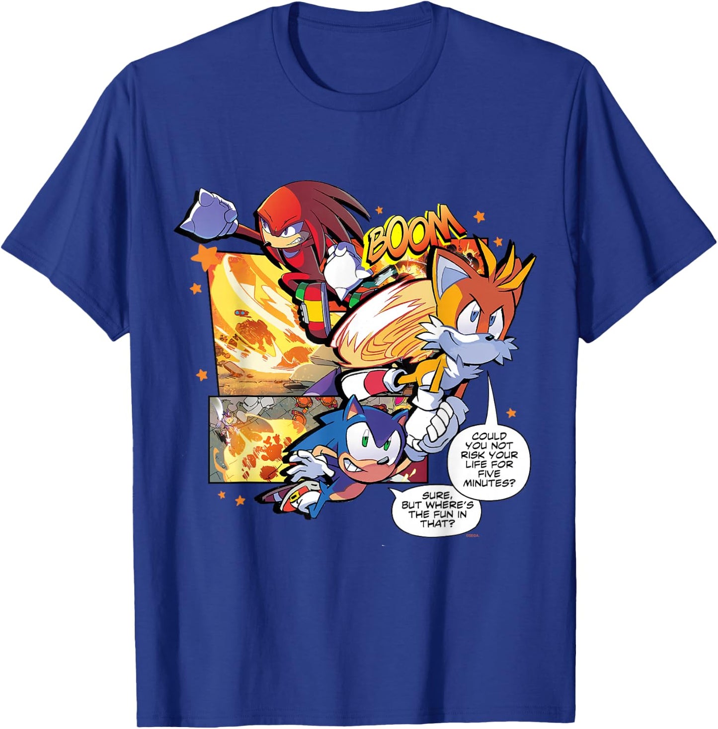 Sonic the Hedgehog Comic Legacy T-Shirt - T-Shirt | Royal
