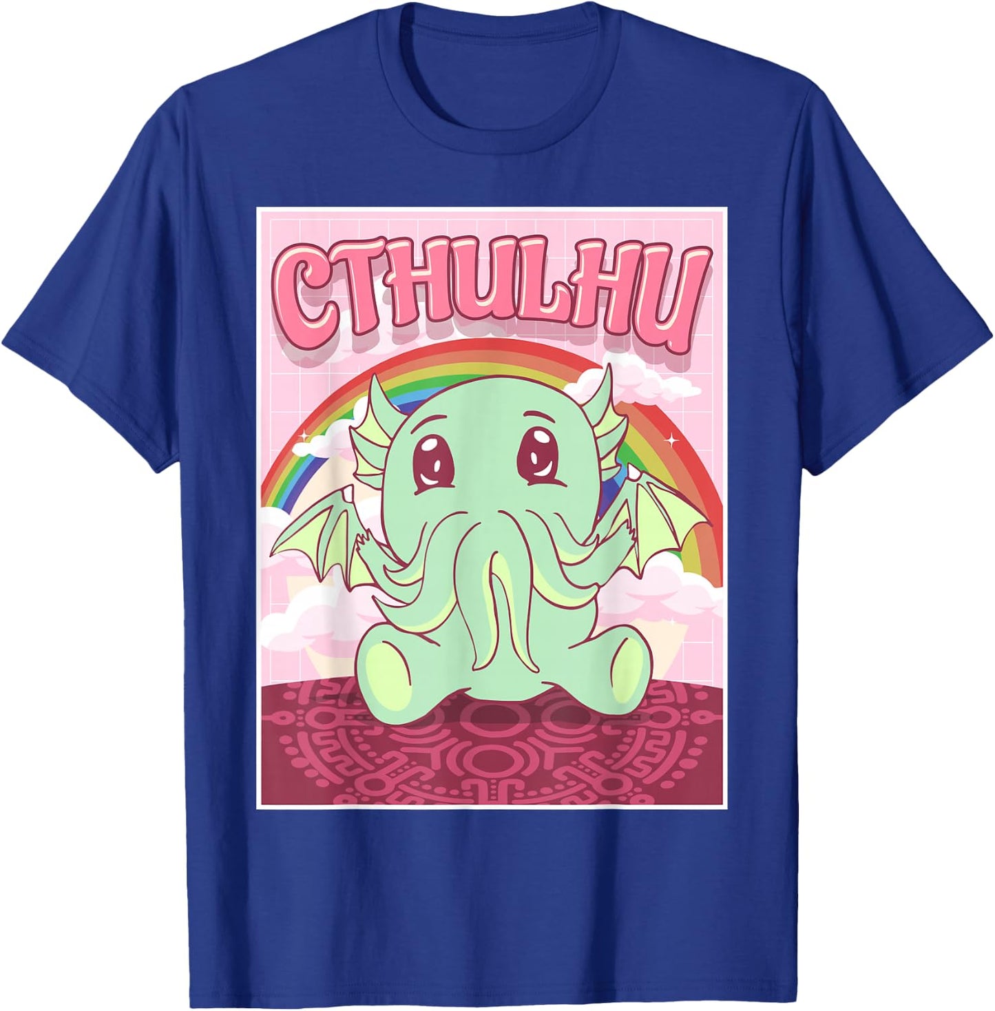 Kawaii Cthulhu Necronomicon Cute Cthulhu Monster T-Shirt - T-Shirt | Royal