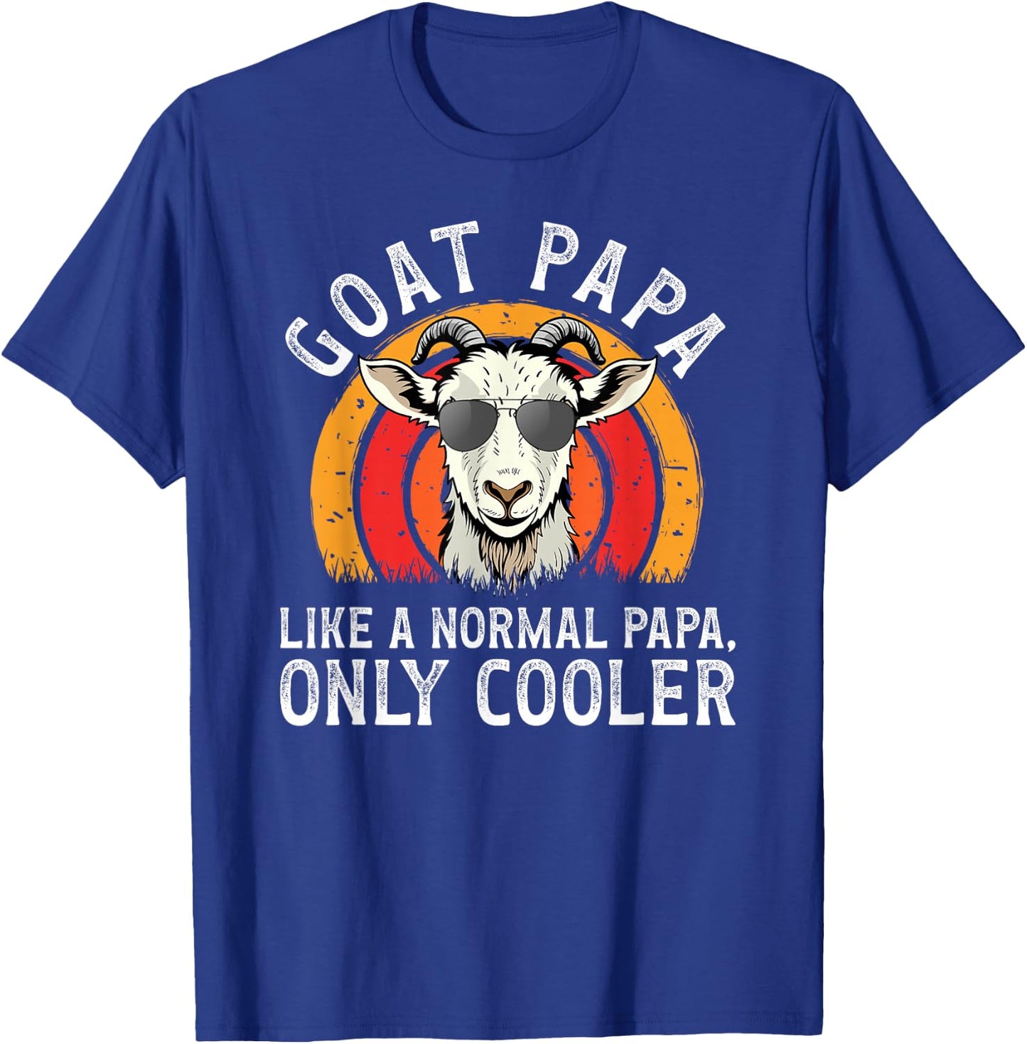Goat Papa Definition Goat Farmer Goat Owner T-Shirt - T-Shirt | Royal