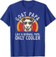 Goat Papa Definition Goat Farmer Goat Owner T-Shirt - T-Shirt | Royal