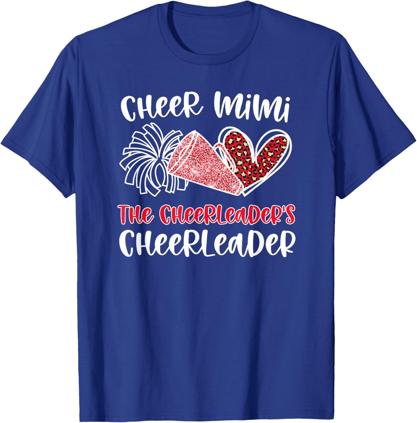 Cheer Mimi Cheerleader Mimi Grandma Of A Cheerleader Mimi T-Shirt - T-Shirt | Royal
