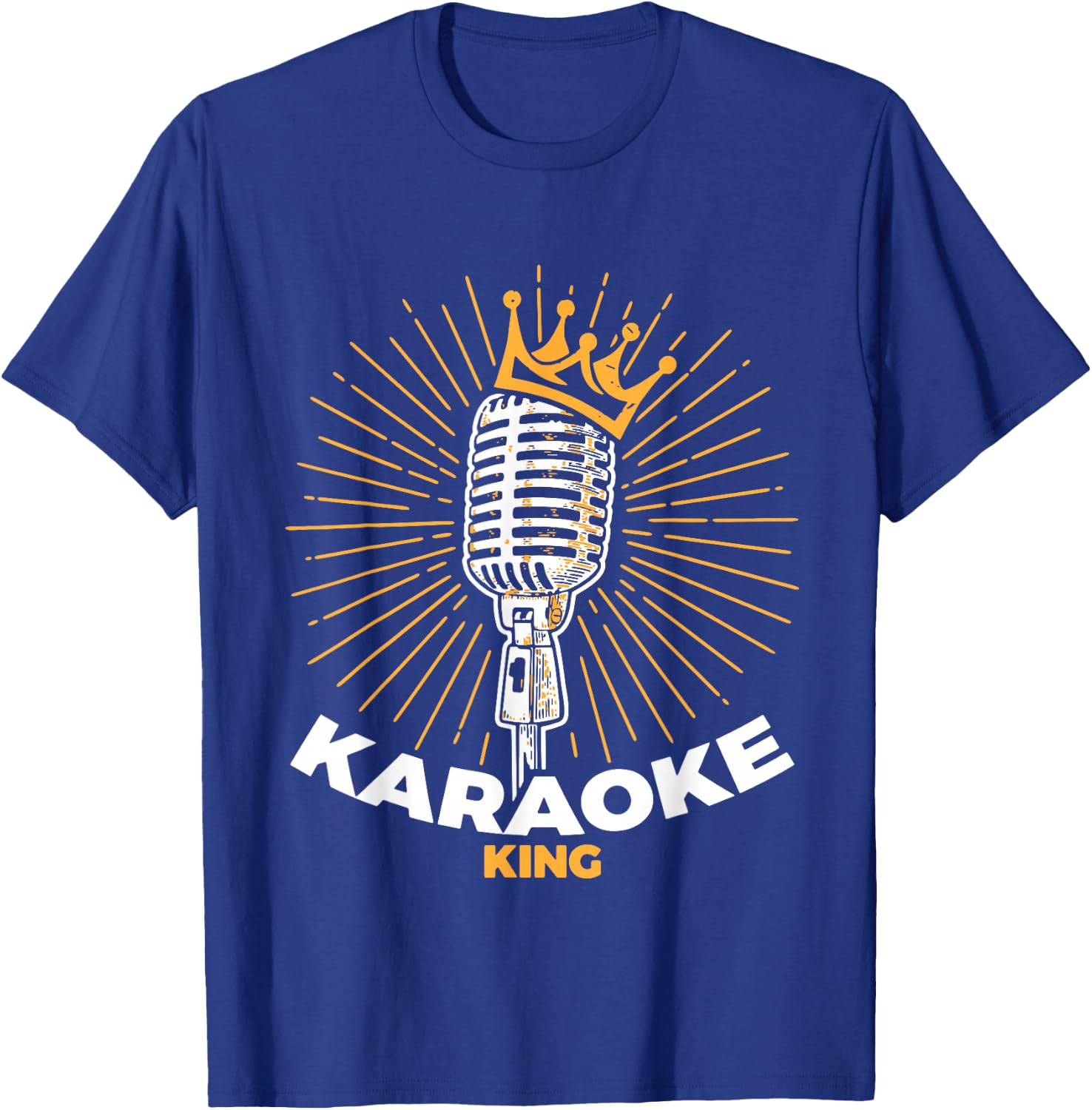 Karaoke King Shirt for Singers and Music Makers Karaoke T-Shirt - T-Shirt | Royal