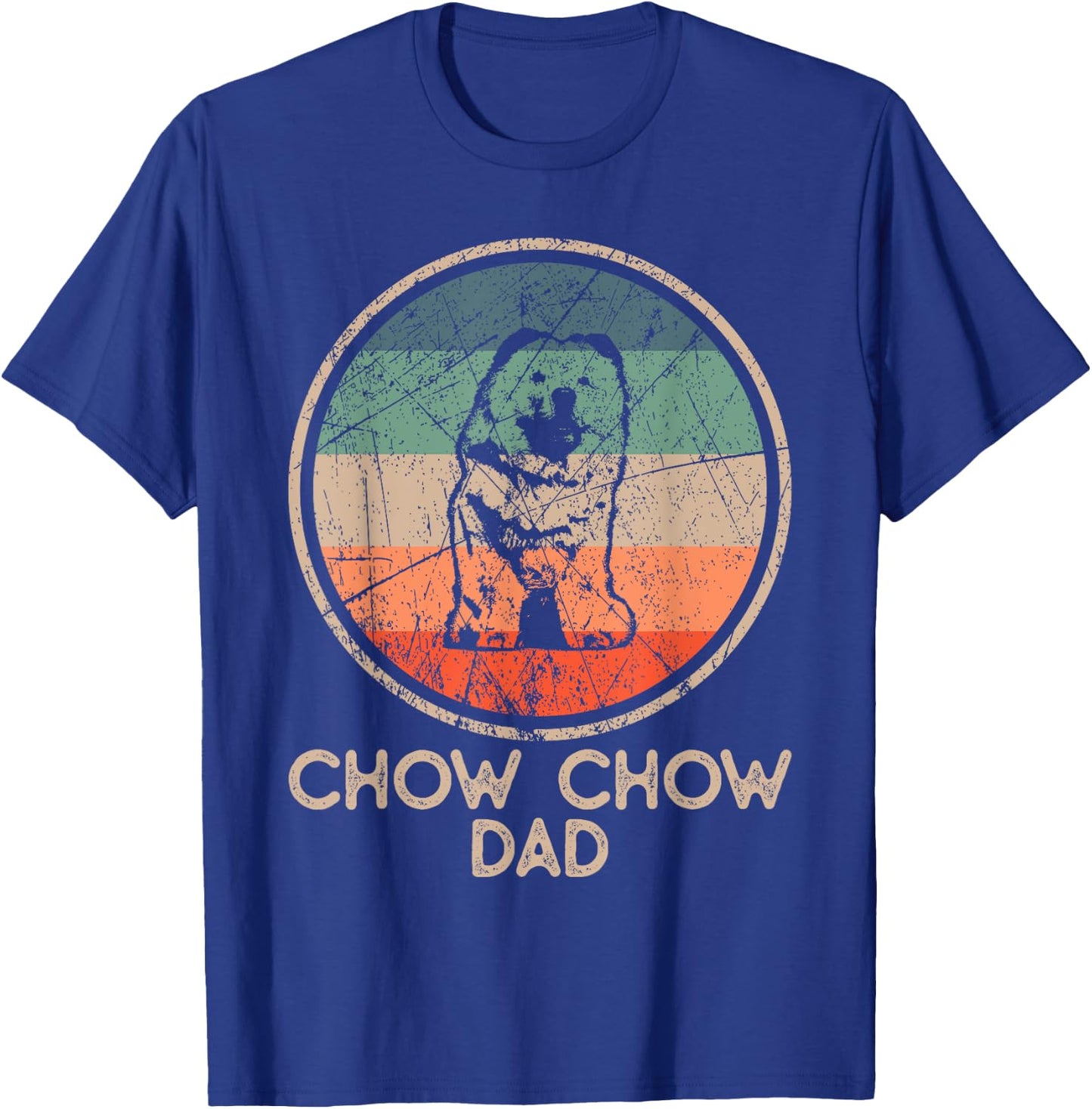 Chow Chow Dog - Vintage Chow Chow Dad Women T-Shirt - T-Shirt | Royal