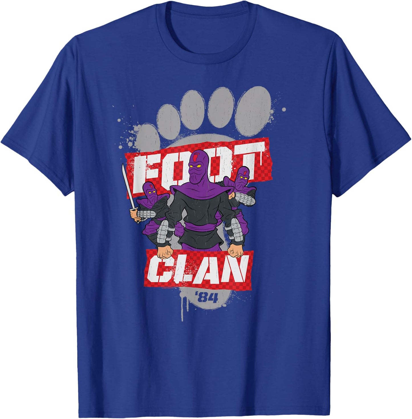 Teenage Mutant Ninja Turtles Foot Clan 84 T-Shirt - T-Shirt | Royal
