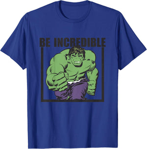 Kids Marvel Hulk Be Incredible Vintage Kids Graphic T-Shirt - T-Shirt | Royal