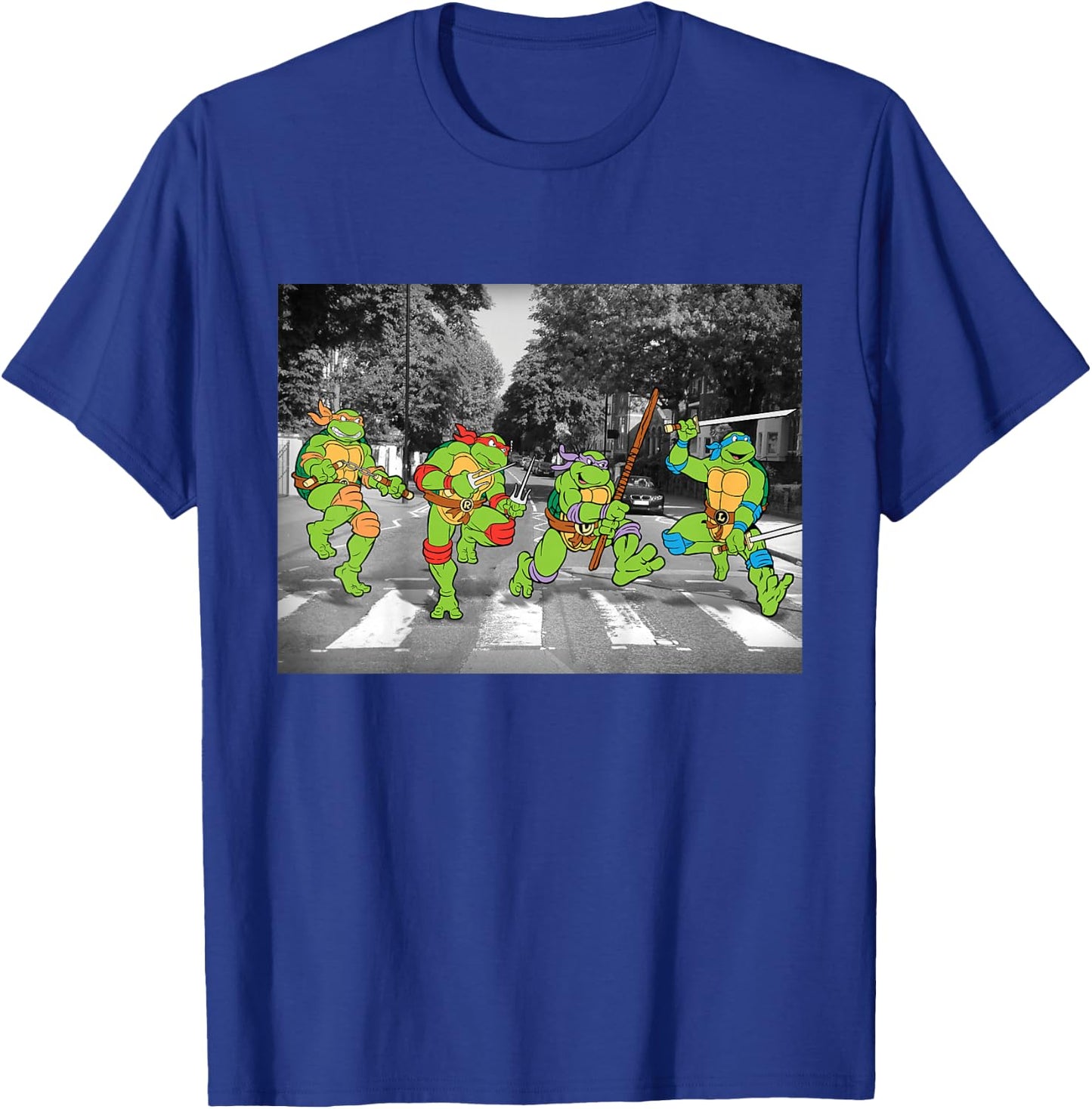 Kids TMNT Group Abbey Road T-Shirt - T-Shirt | Royal