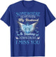 Somewhere In Heaven My Husband Is Smiling Down On Me Memory T-Shirt - T-Shirt | Royal