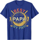 Best Papa By Par Shirt Men Golf Lover Golfer Fathers Day T-Shirt - T-Shirt | Royal