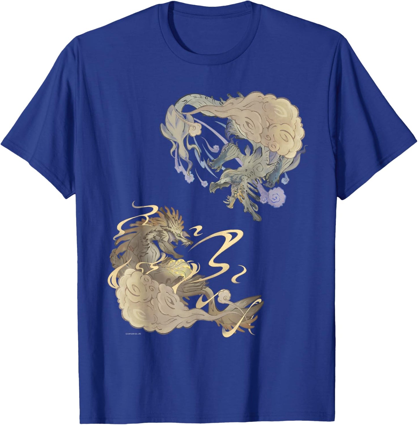 MH RISE Thunder Serpent Narwa&Wind Serpent Ibushi T-Shirt - T-Shirt | Royal