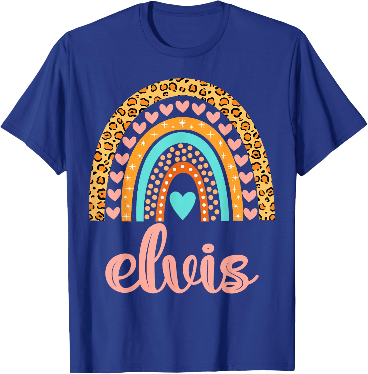 Elvis Name Shirts & Gifts Elvis Elvis Name Birthday Shirt Gift Black T-Shirt - T-Shirt | Royal
