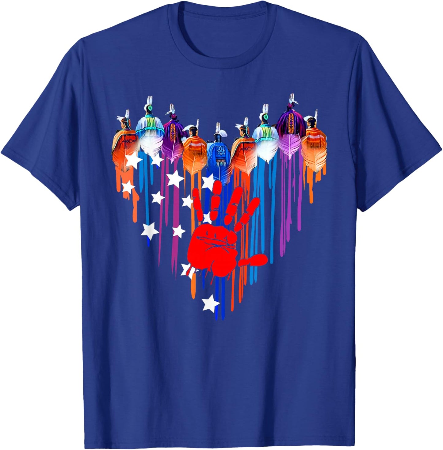 Native Americans Heart Strong Resilent No More Stolen Sister T-Shirt - T-Shirt | Royal