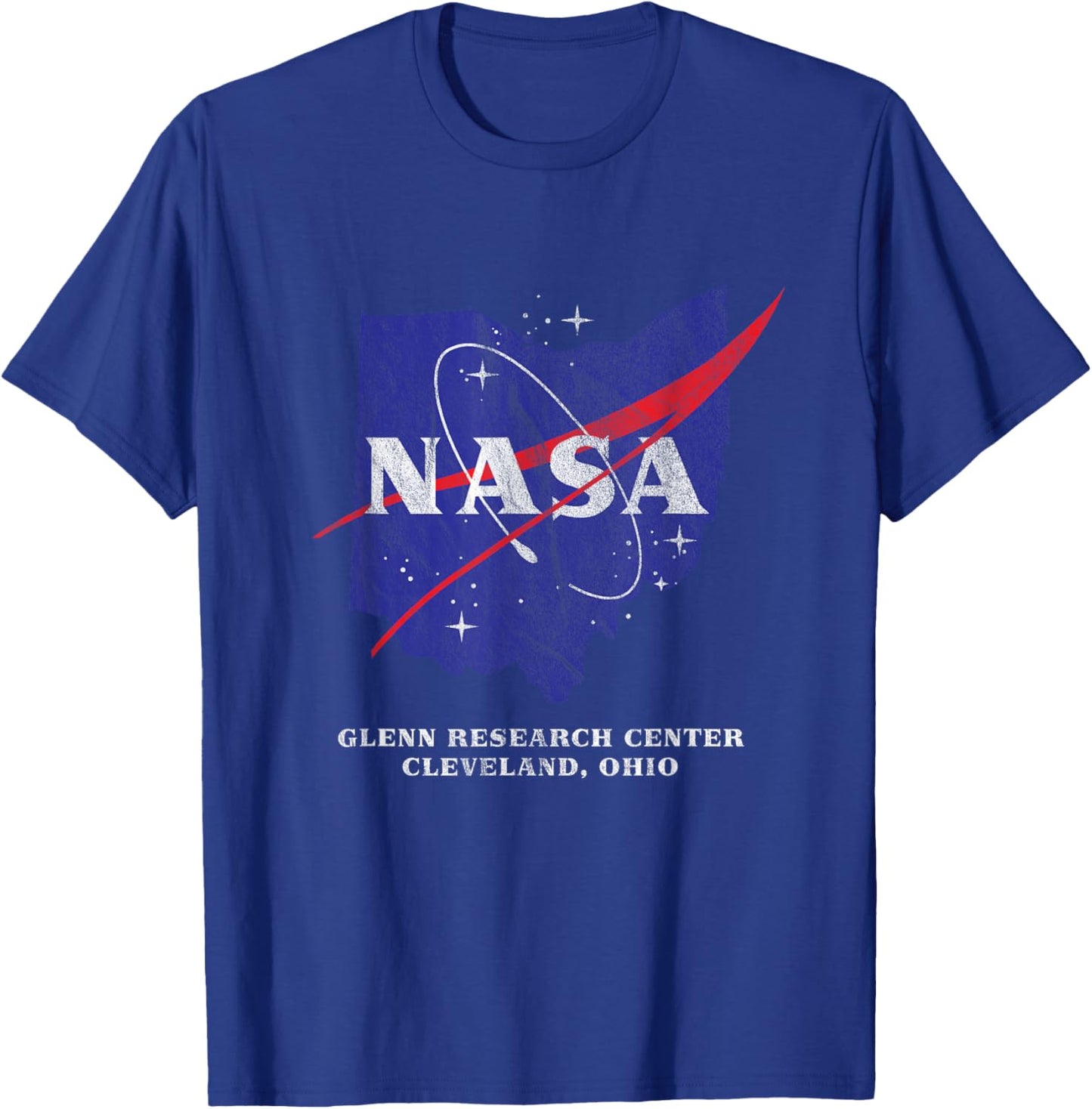 Glenn Research Center NASA Ohio T-Shirt - T-Shirt | Royal