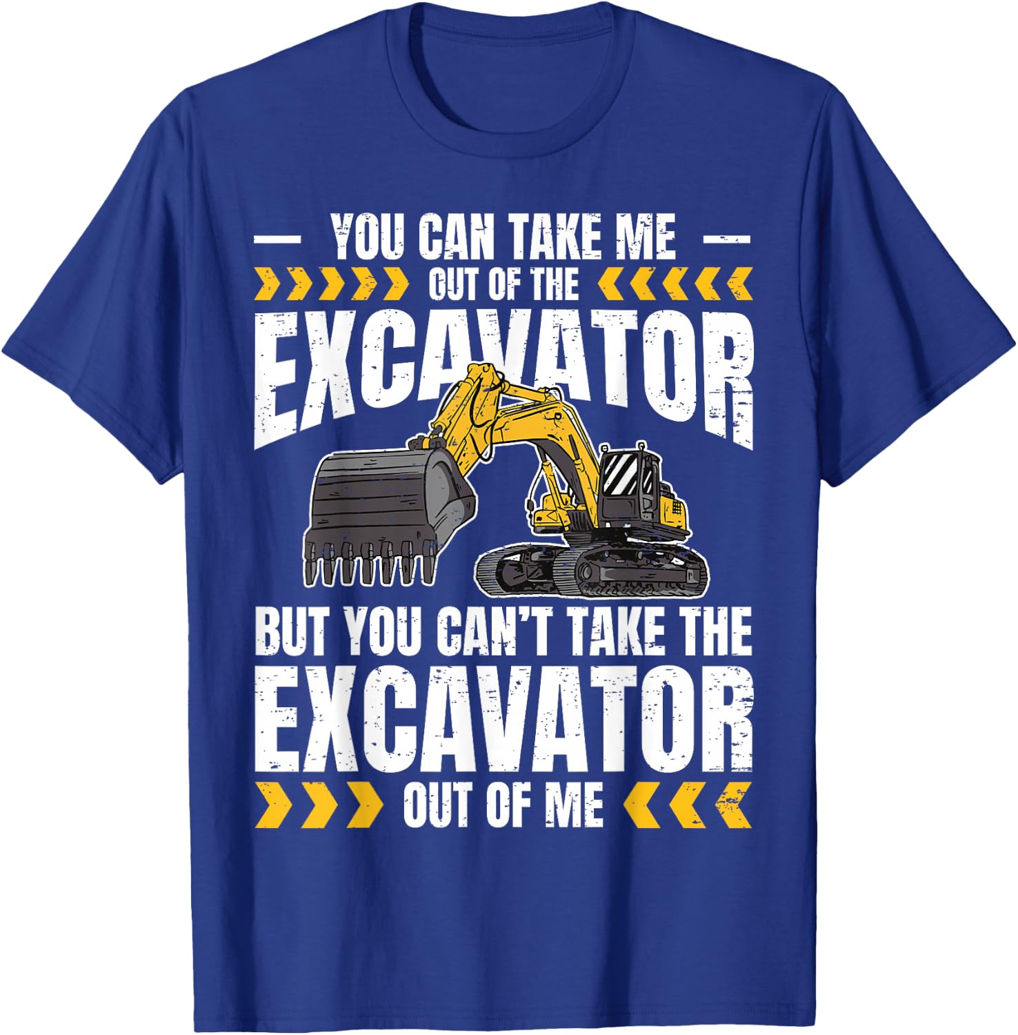 Excavator Operator T-Shirt - T-Shirt | Royal