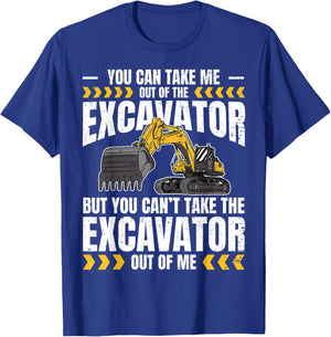 Excavator Operator T-Shirt - T-Shirt | Royal