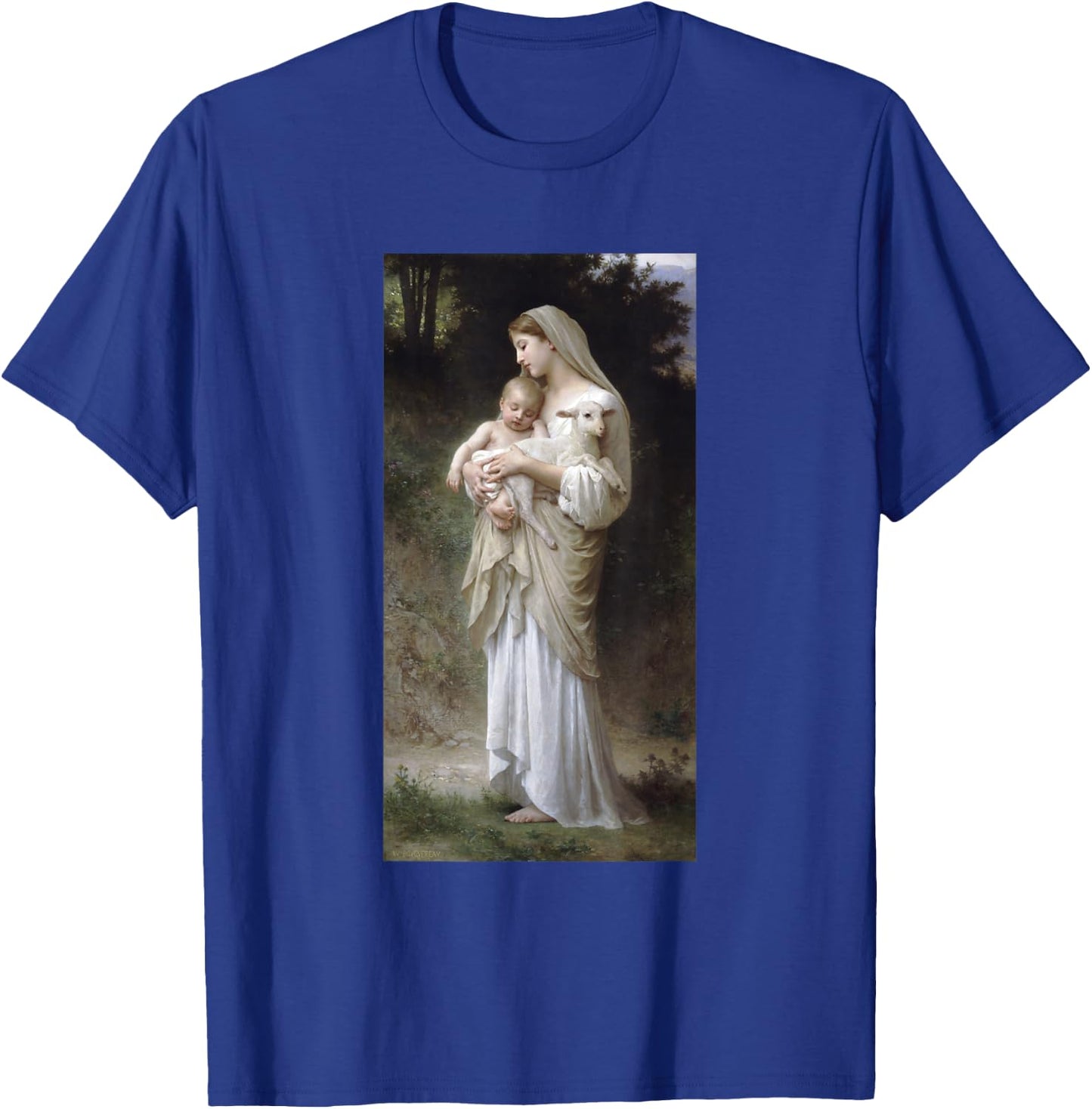 Innocence by William-Adolphe Bouguereau Christian Art T-Shirt - T-Shirt | Royal