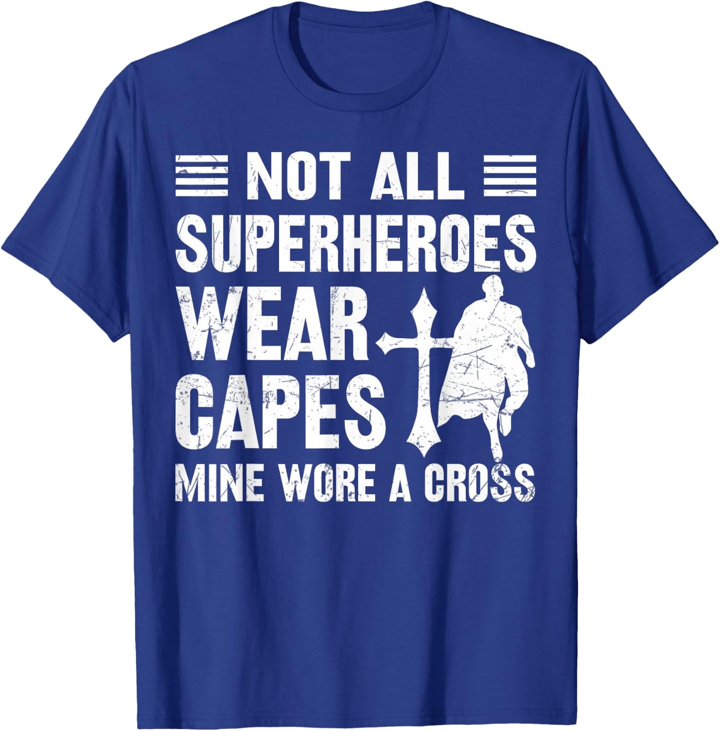 Jesus is My Superhero Christian Kids Cute Powerful Love God T-Shirt - T-Shirt | Royal