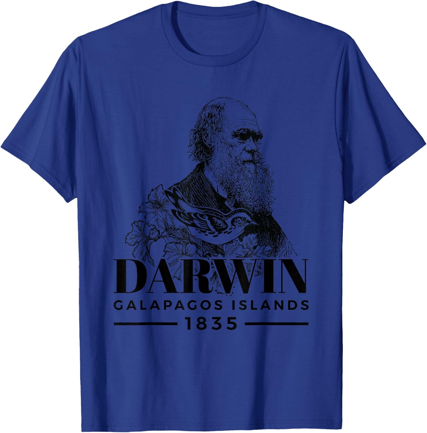 Galapagos Islands Charles Darwin T-Shirt - T-Shirt | Royal