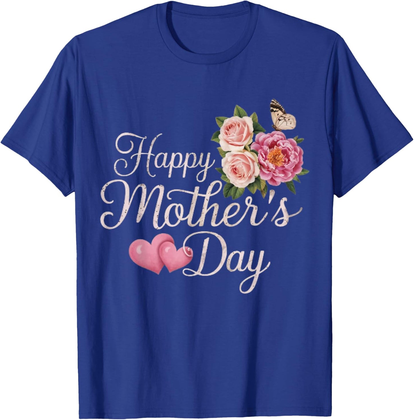 Happy Mothers Day Shirts , Mom Grandma Gift T-Shirt - T-Shirt | Royal