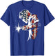 Welder American Flag USA Patriotic Welder Gift print on back T-Shirt - T-Shirt | Royal