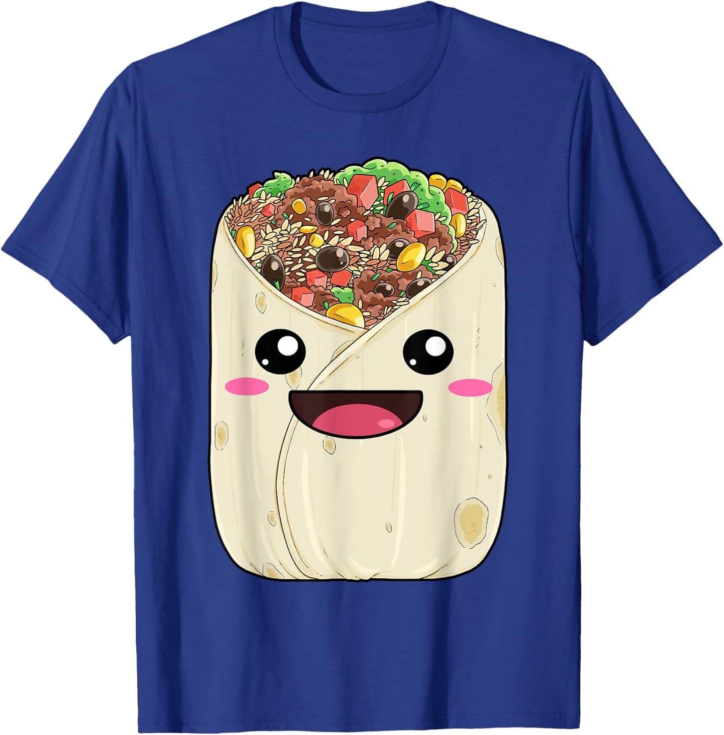 National Burrito Day Mexican Tortilla Guacamole Taco T-Shirt - T-Shirt | Royal