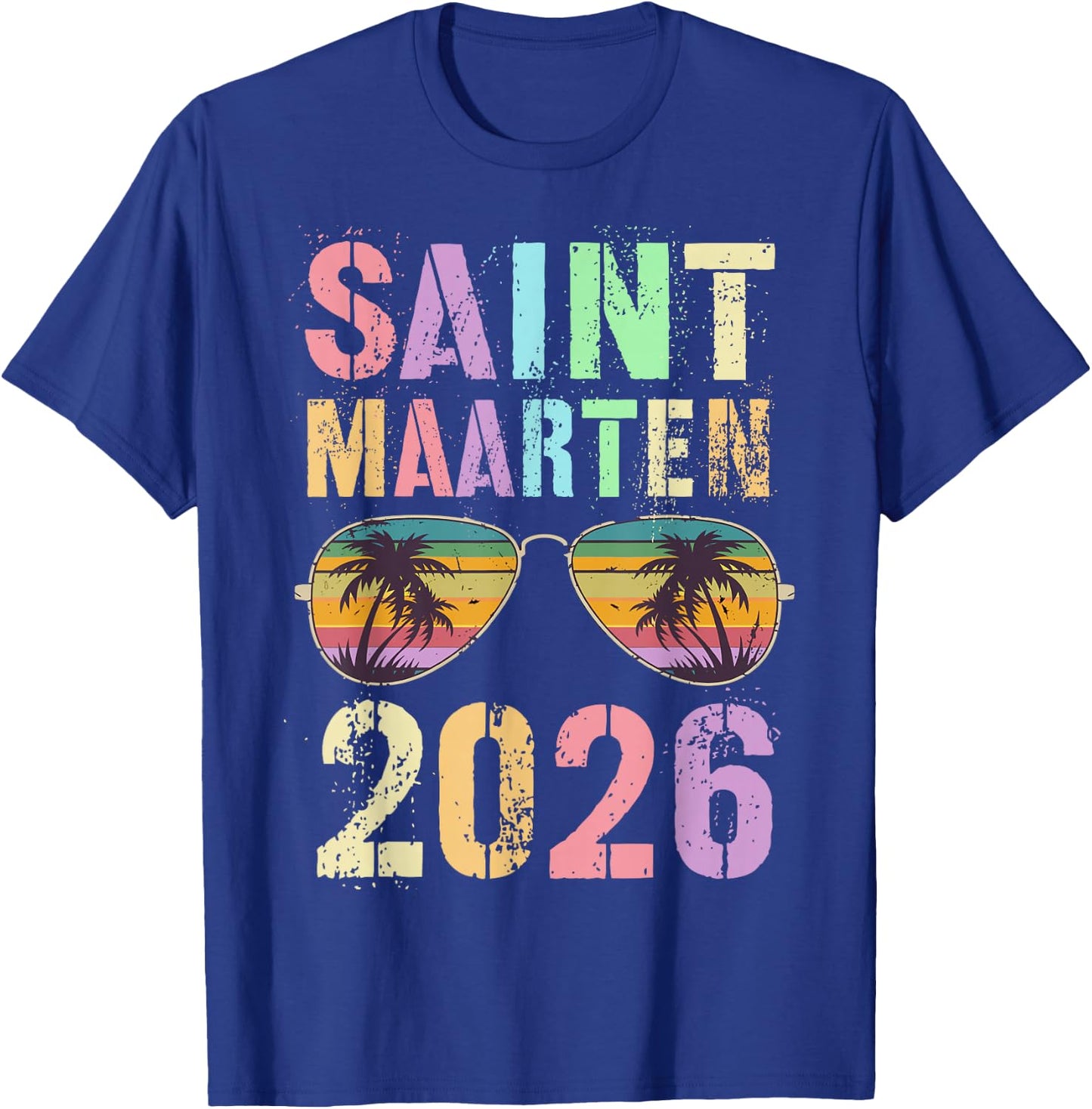 Cute Saint Maarten 2026 Trip Swim Vacay Matching BFF Mom T-Shirt - T-Shirt | Royal