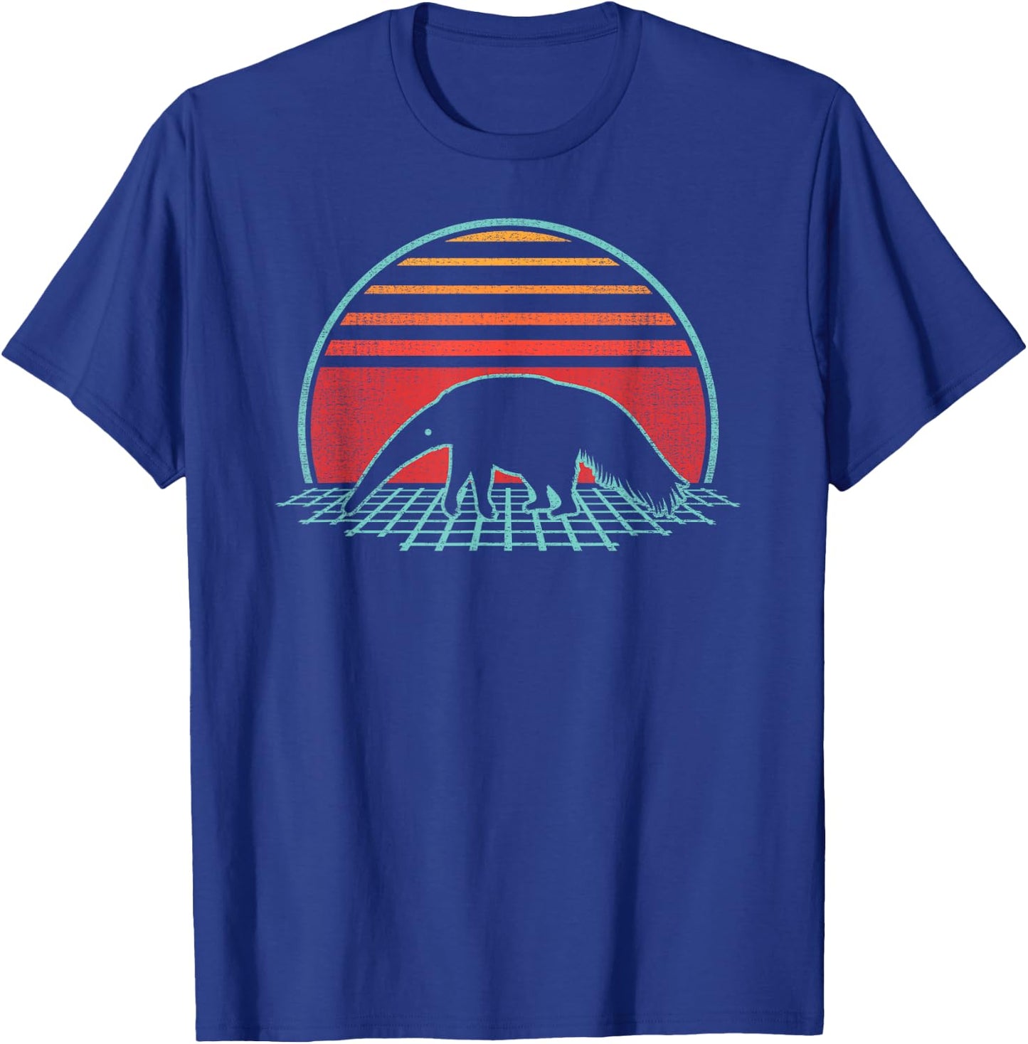 Anteater Lover Animal Retro Vintage 80s Style T-Shirt - T-Shirt | Royal