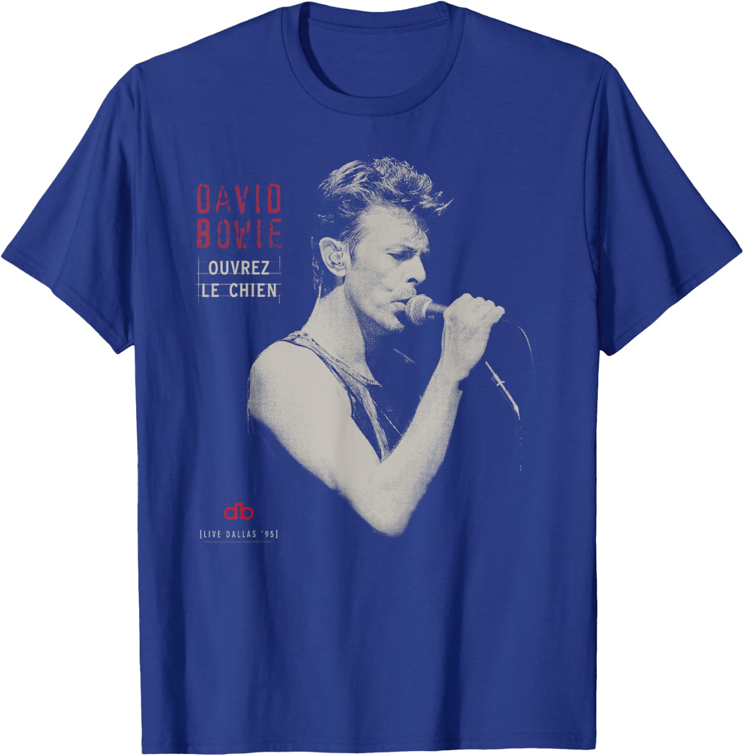 David Bowie - Louvrez Le Chien T-Shirt - T-Shirt | Royal