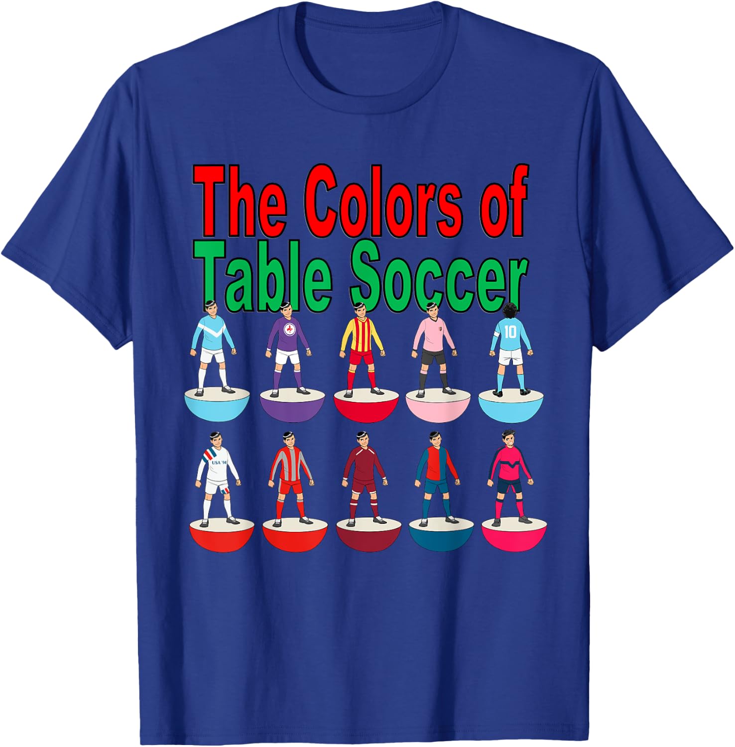 Subbuteo Football Players T-Shirt - T-Shirt | Royal