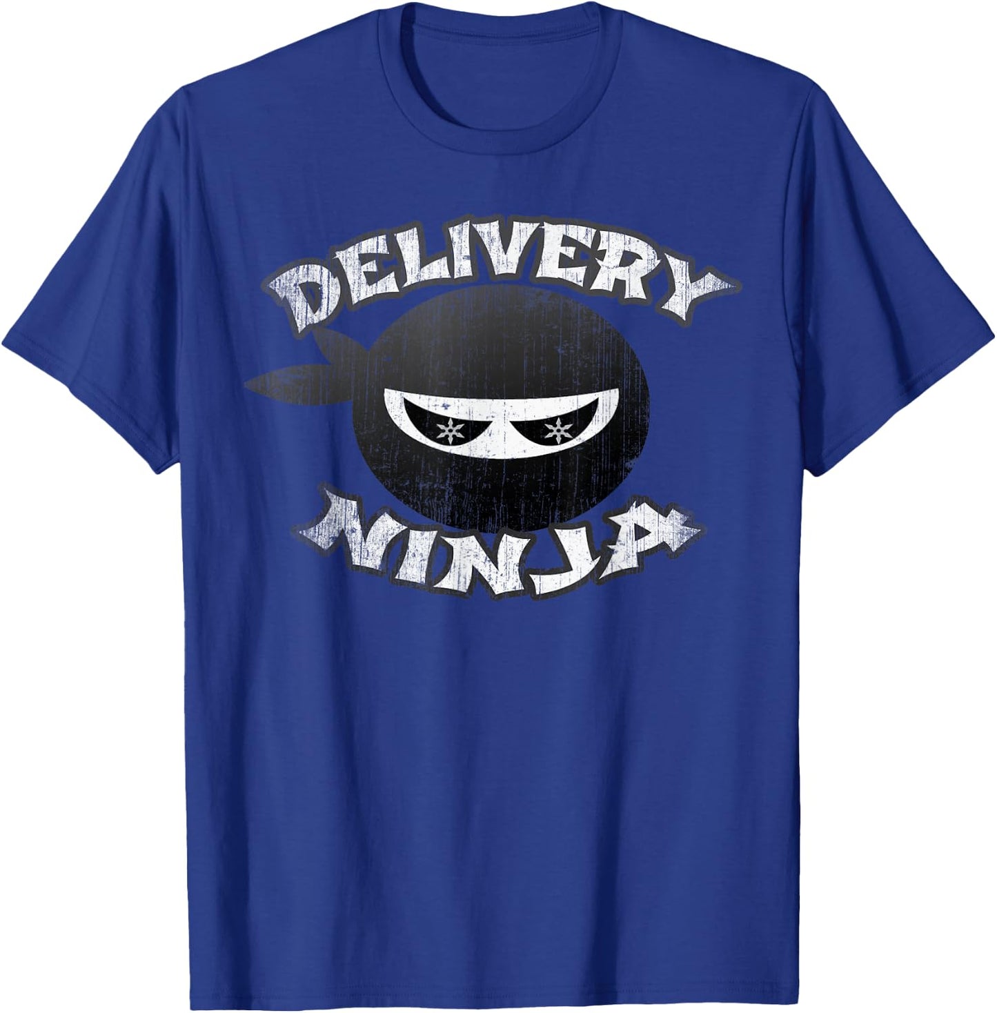 Food DELIVERY NINJA Pizza Mailman Truck Driver Multitasking T-Shirt - T-Shirt | Royal