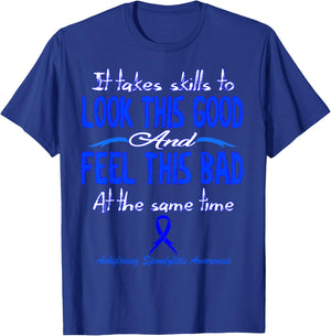 Ankylosing Spondylitis Awareness T-Shirt - T-Shirt | Royal