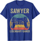 Personalized Legendary Gamer Shirt Sawyer Name Video Gamer T-Shirt - T-Shirt | Royal