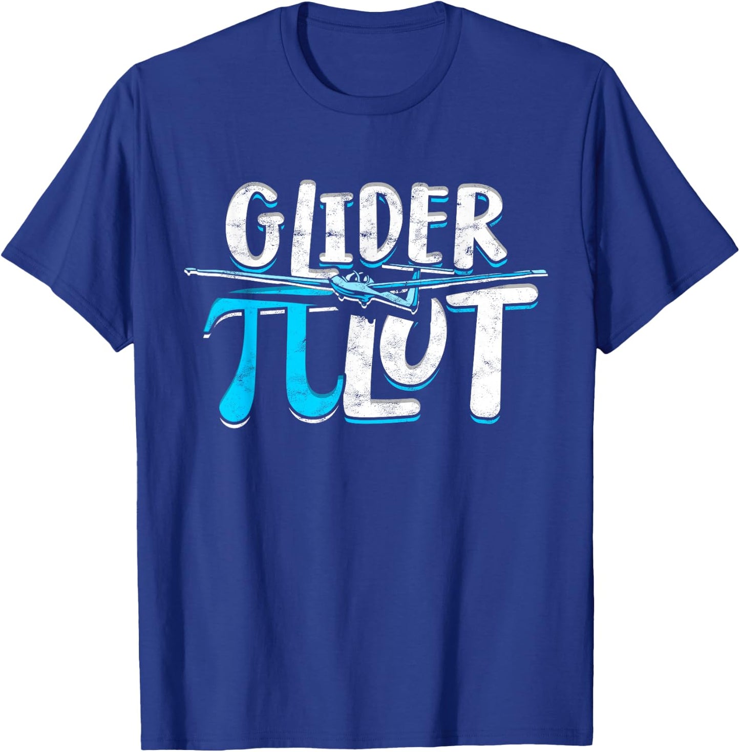 Glider Pi Lot Funny Glider Pilot T-Shirt - T-Shirt | Royal