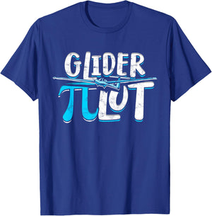 Glider Pi Lot Funny Glider Pilot T-Shirt - T-Shirt | Royal