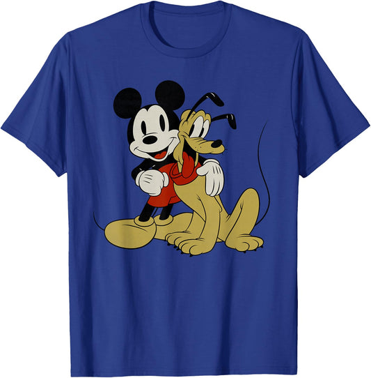 Disney - Mickey and Pluto Best Buds T-Shirt - T-Shirt | Royal