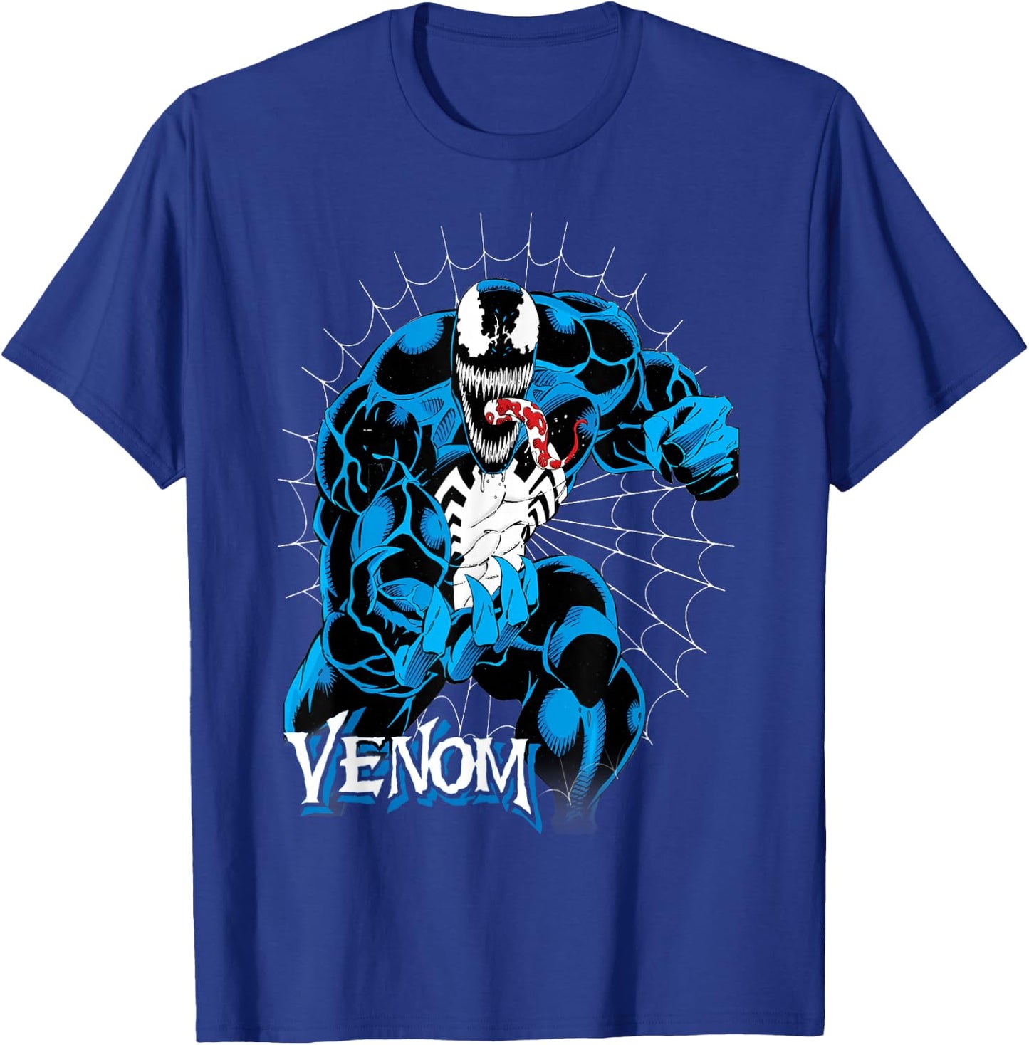 Marvel Venom Tangled In Web Graphic T-Shirt - T-Shirt | Royal