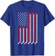 4th of July Hockey Stick USA Flag Patriotic Hockey Kids Men T-Shirt - T-Shirt | Royal