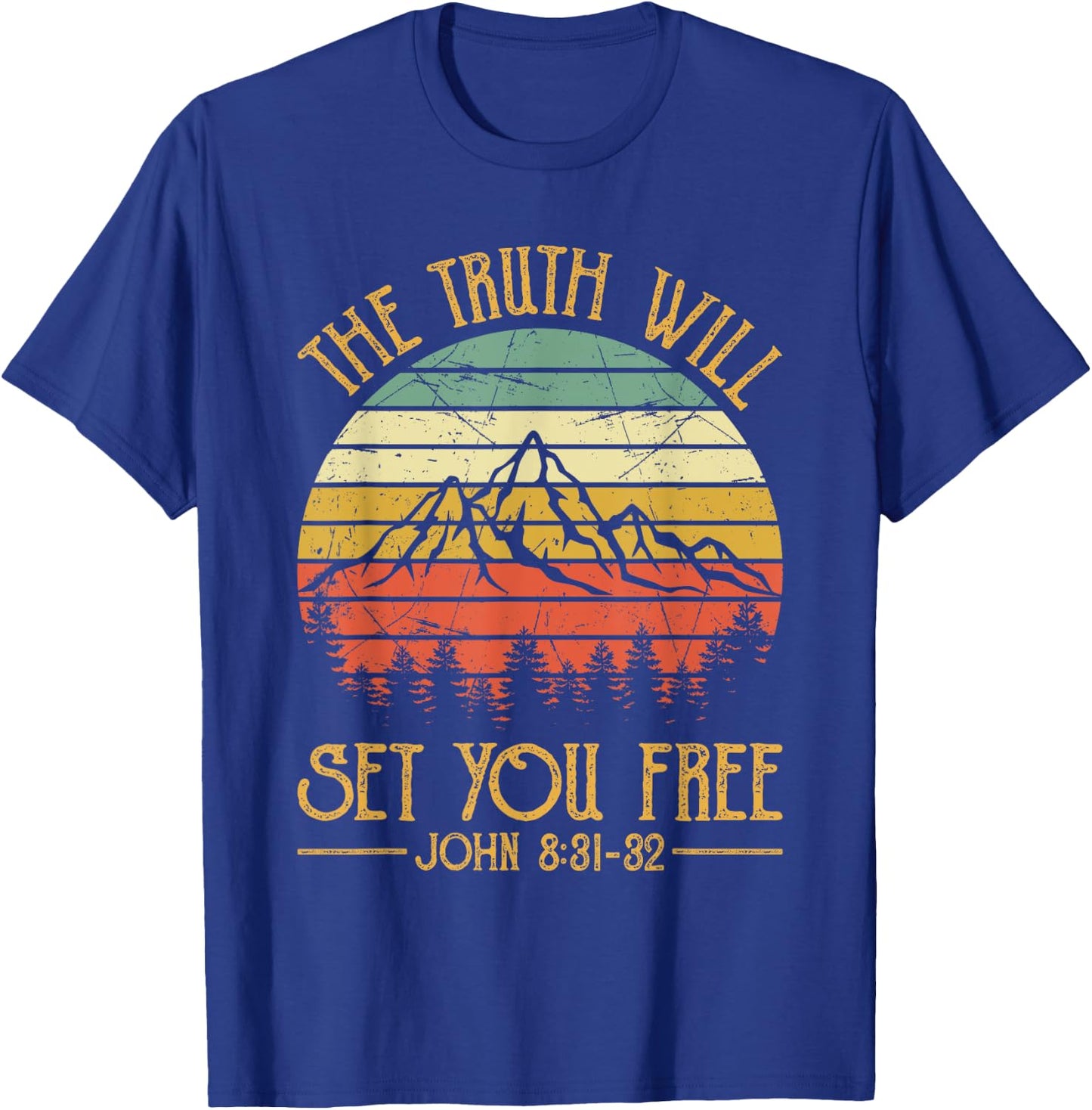 Truth Will Set You Free Kids Christian T-Shirt - T-Shirt | Royal