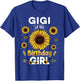Gigi Of The Birthday Girl Sunflower Party Family Matching T-Shirt - T-Shirt | Royal