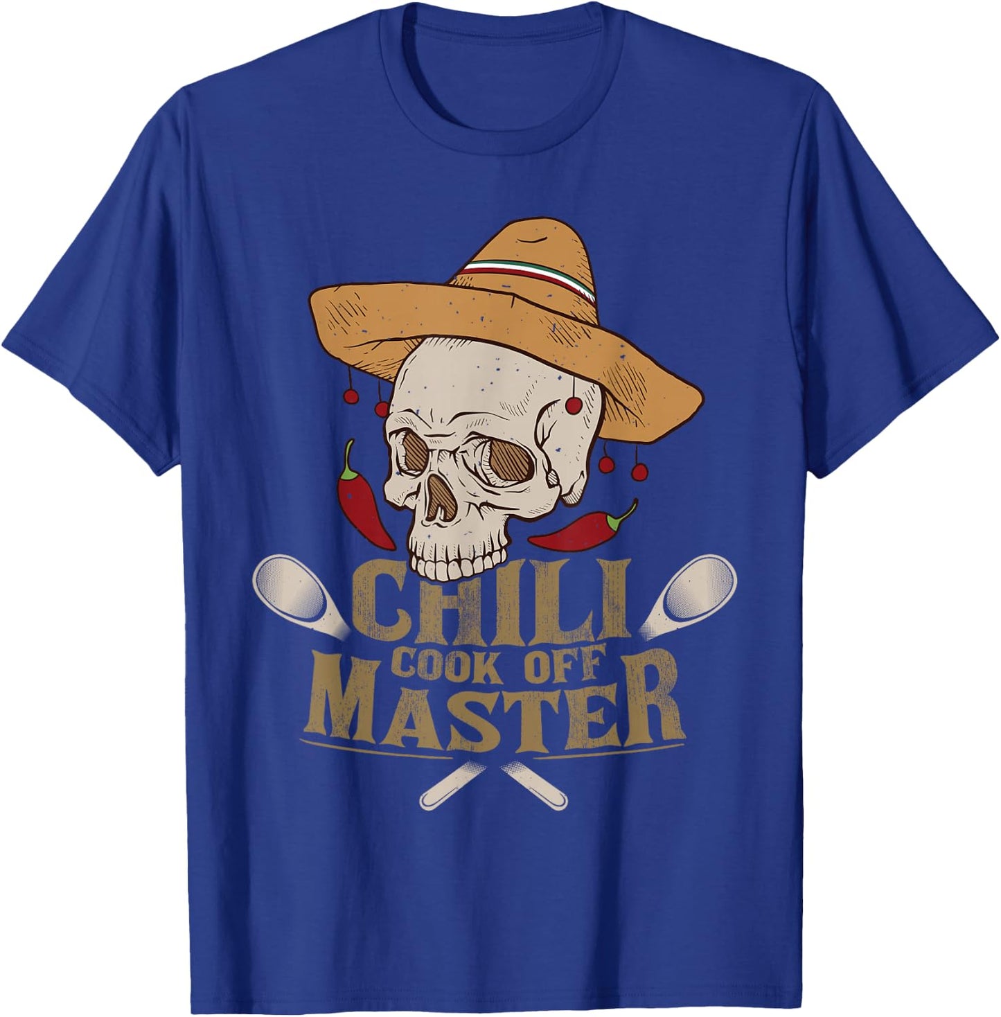 Chilli Cook Off Master Cooking Competition Team Chef Award T-Shirt - T-Shirt | Royal