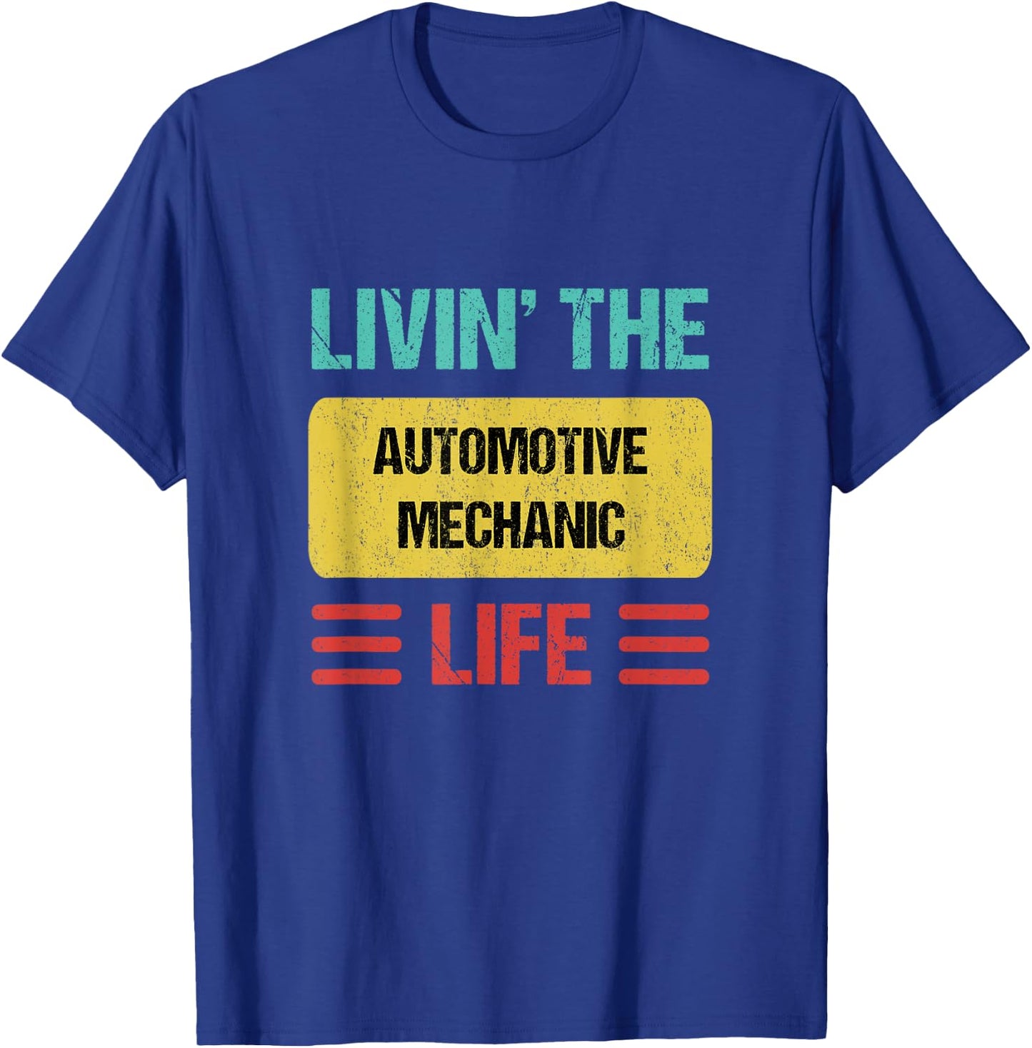 Automotive Mechanic T-Shirt - T-Shirt | Royal