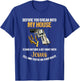 Before You Break Into My House Stand Outside And Get Right T-Shirt - T-Shirt | Royal