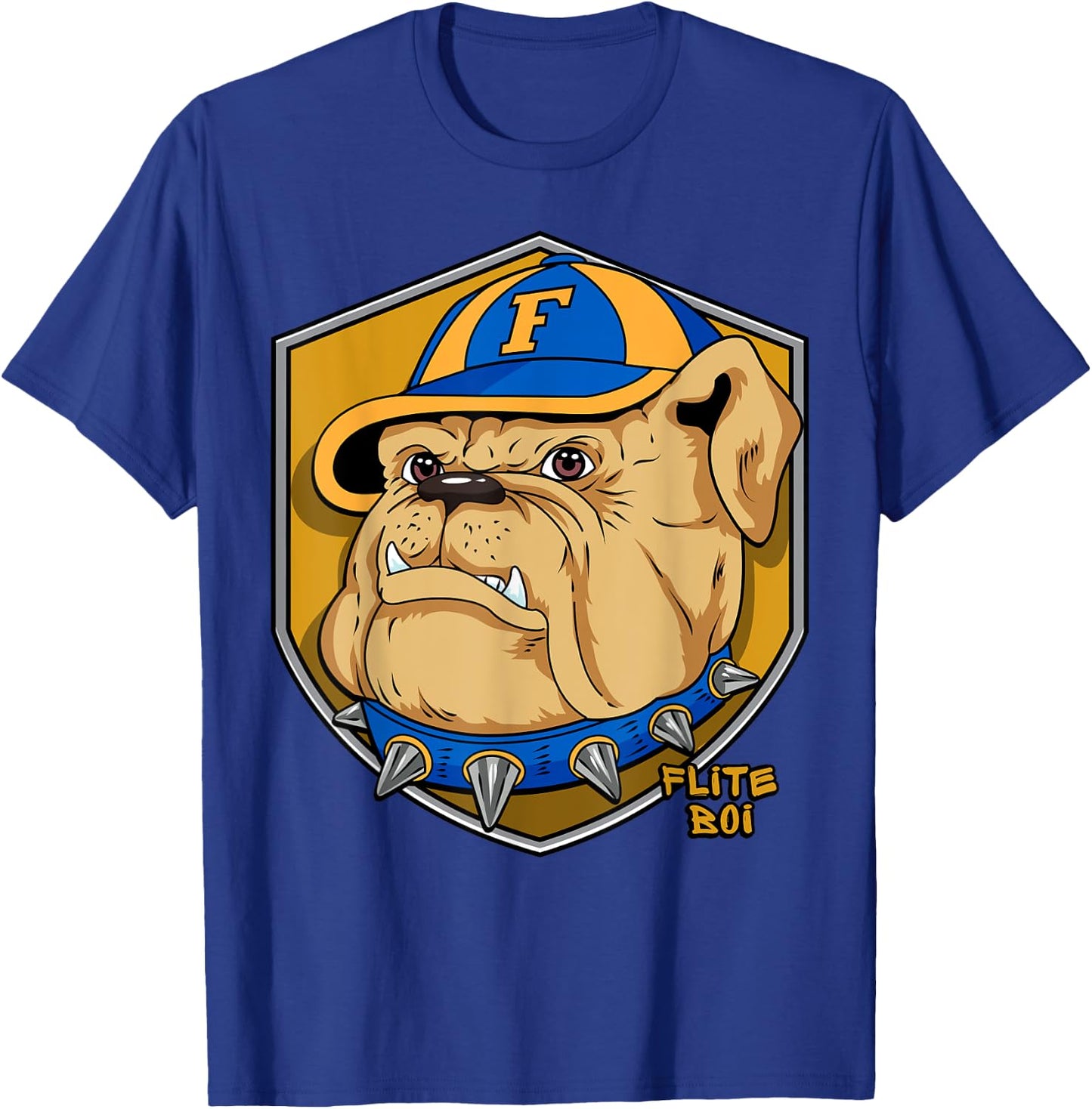 Flite Boi - 1866 Fisk Bulldog Women Girls Kids T-Shirt - T-Shirt | Royal