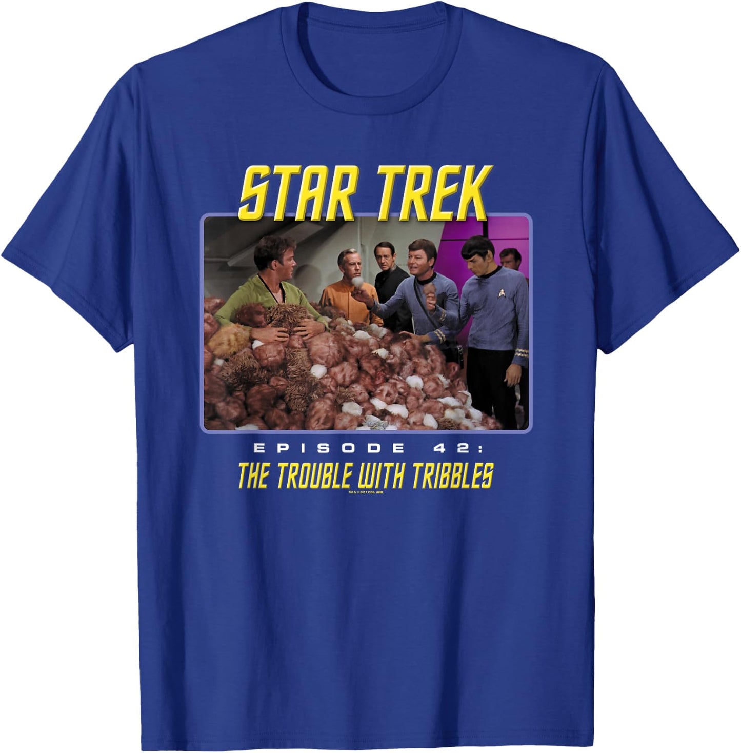 Star Trek The Trouble With Tribbles T-Shirt - T-Shirt | Royal