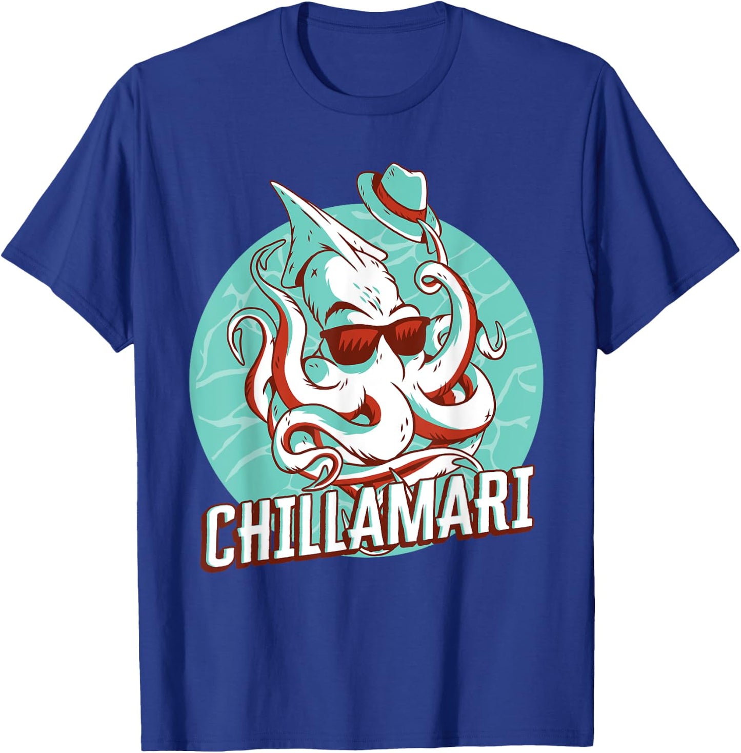 Chillamari Calamari Squid T-Shirt - T-Shirt | Royal